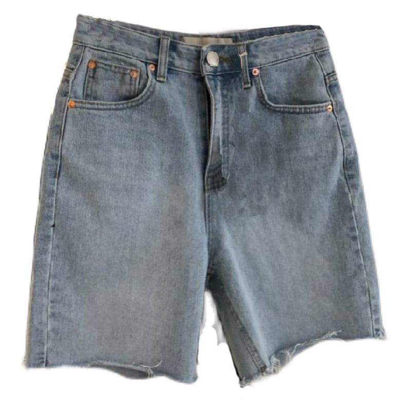 Loose Casual Five-Point Denim Shorts