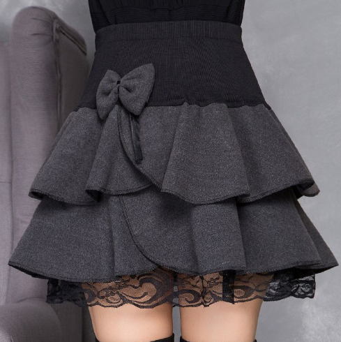 Flirty Flounce Lace Skirt