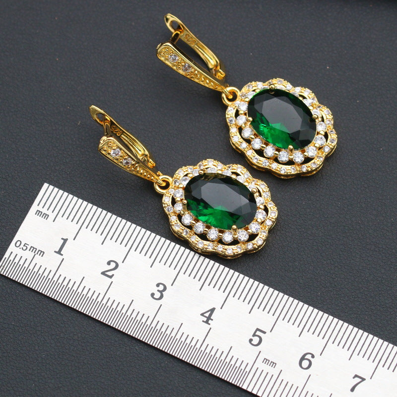 Luxury Wedding Zircon Jewelry Set