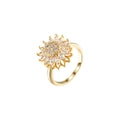 Rotating Sunflower Ring