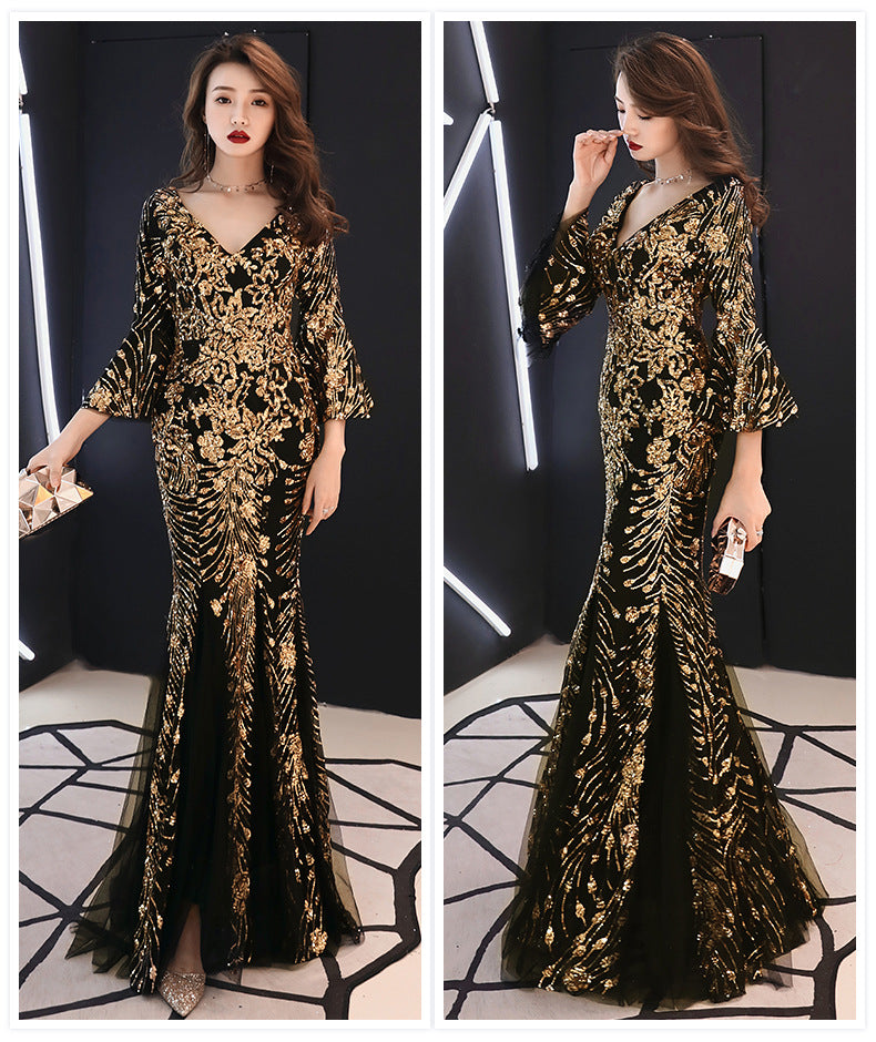 Elegant Mermaid Evening Gown