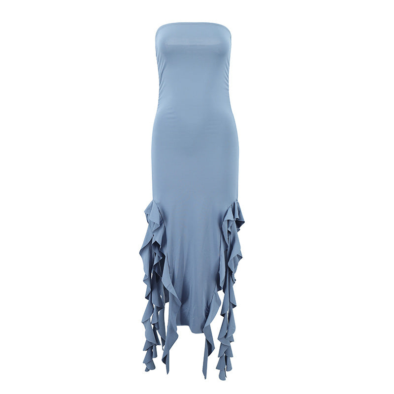 One Shoulder Jellyfish Lace Dress