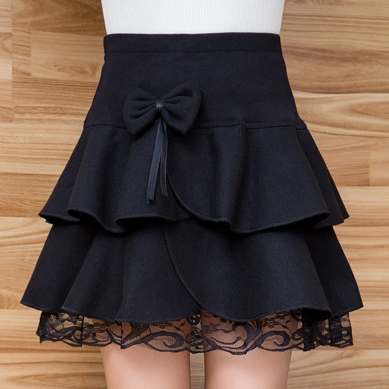 Flirty Flounce Lace Skirt