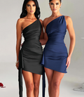 Chic Avery Satin Mini Dress