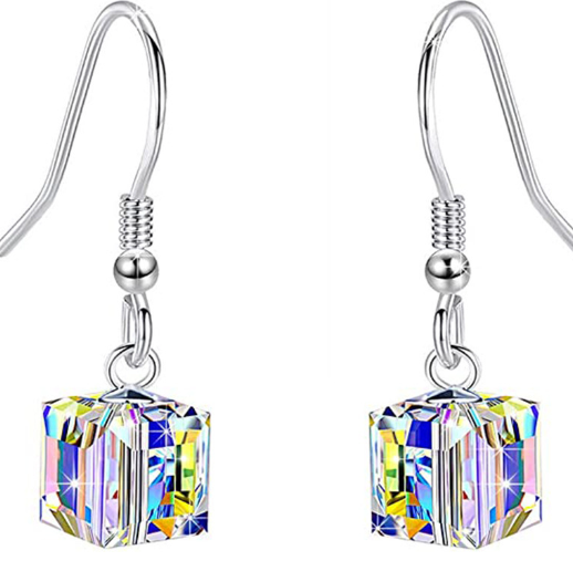 Colorful Crystal Necklace and Bracelet Set