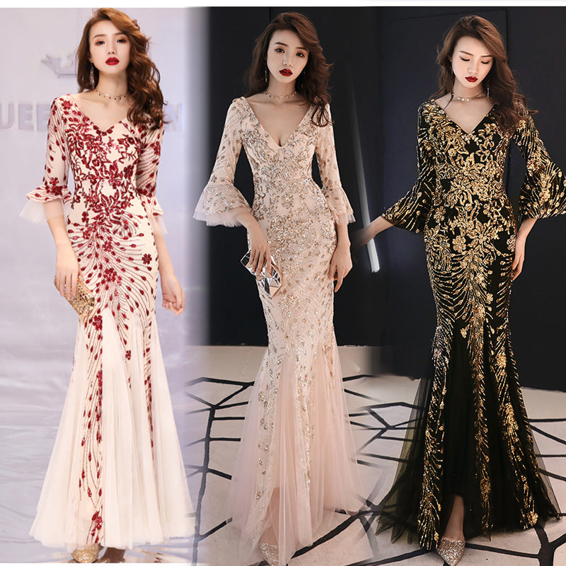 Elegant Mermaid Evening Gown