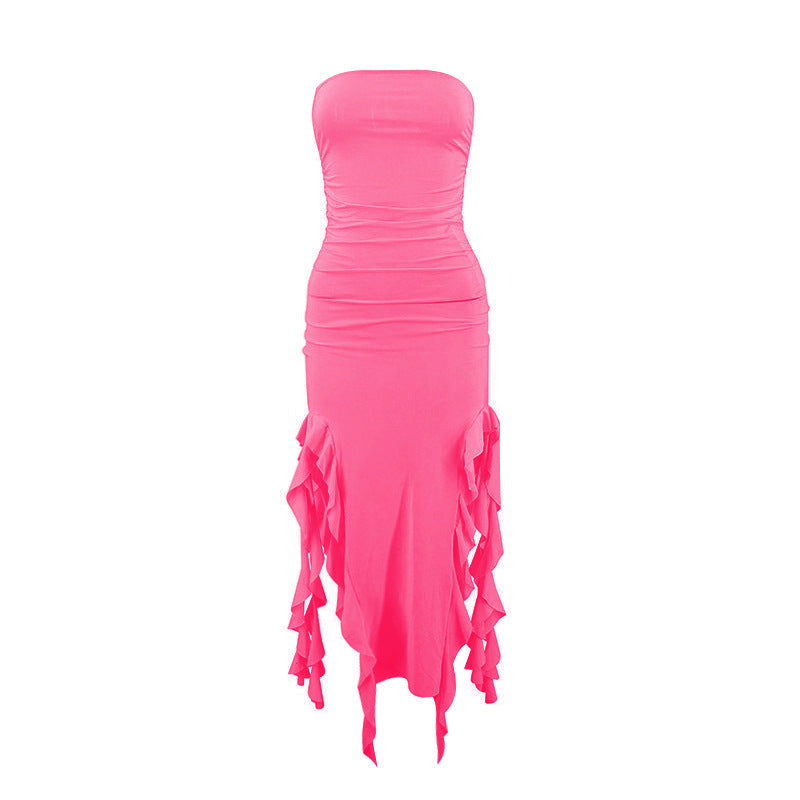 One Shoulder Jellyfish Lace Dress