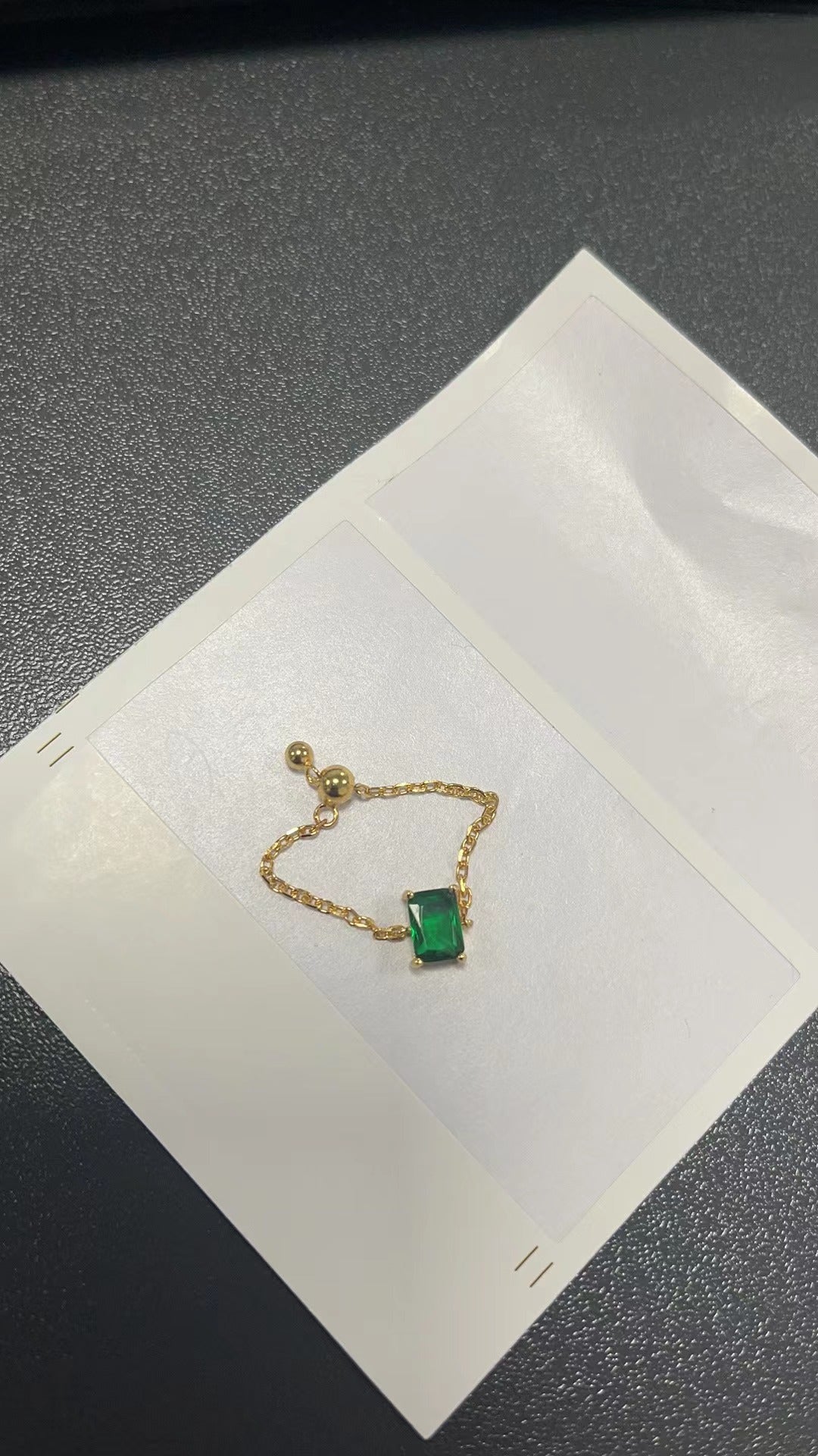 Adjustable Finger Chain Ring