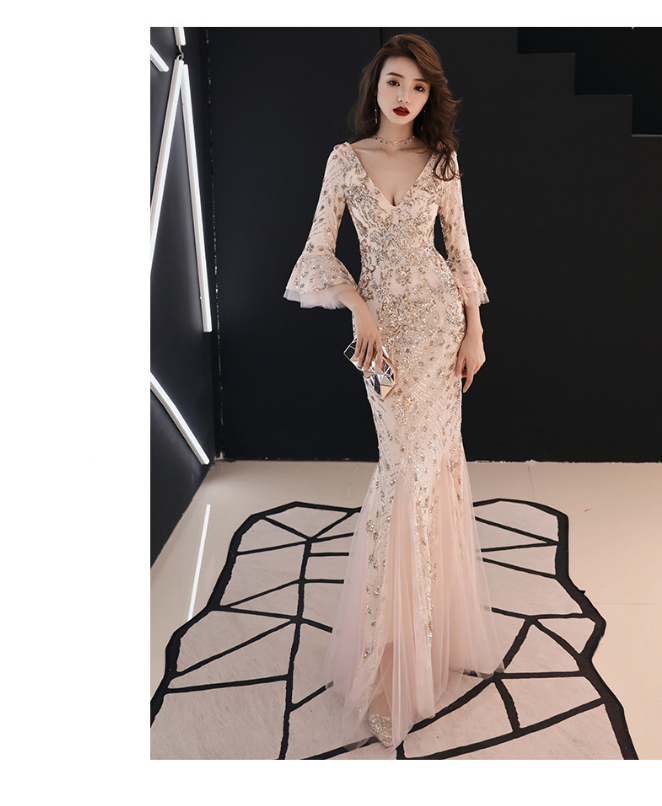 Elegant Mermaid Evening Gown