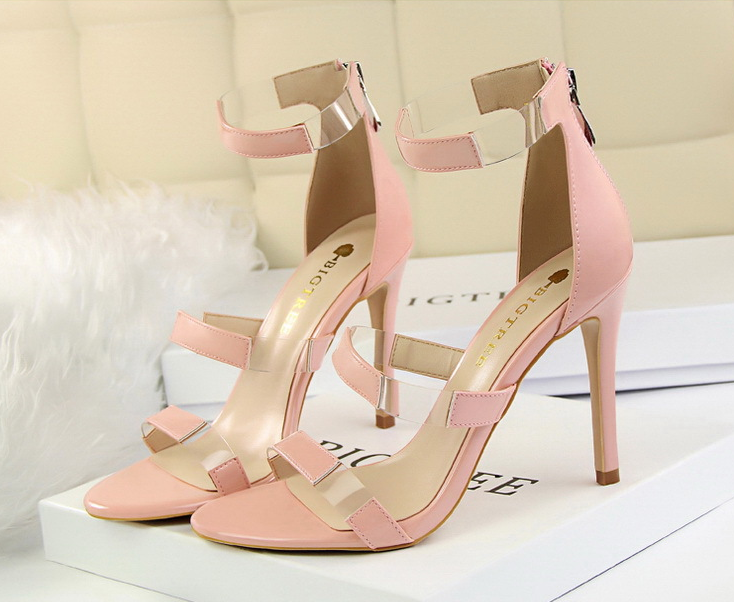 Tri-Strap Stiletto Sandals