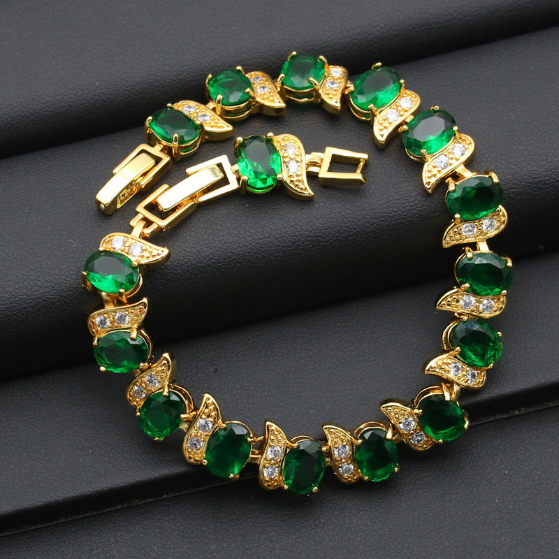 Luxury Wedding Zircon Jewelry Set
