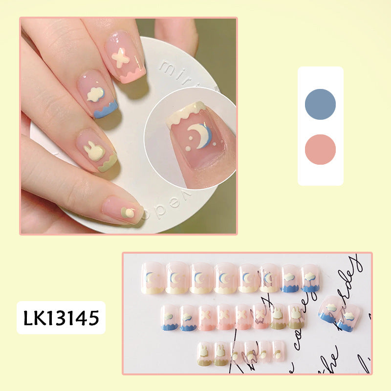 Cloud Bunny Moon Press-On Nails