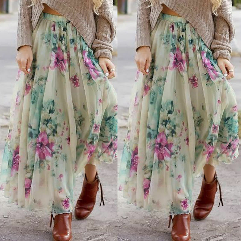 Bohemian Maxi Skirt