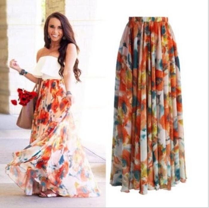 Bohemian Maxi Skirt