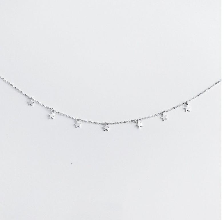 Dainty Star Charm Choker Necklace