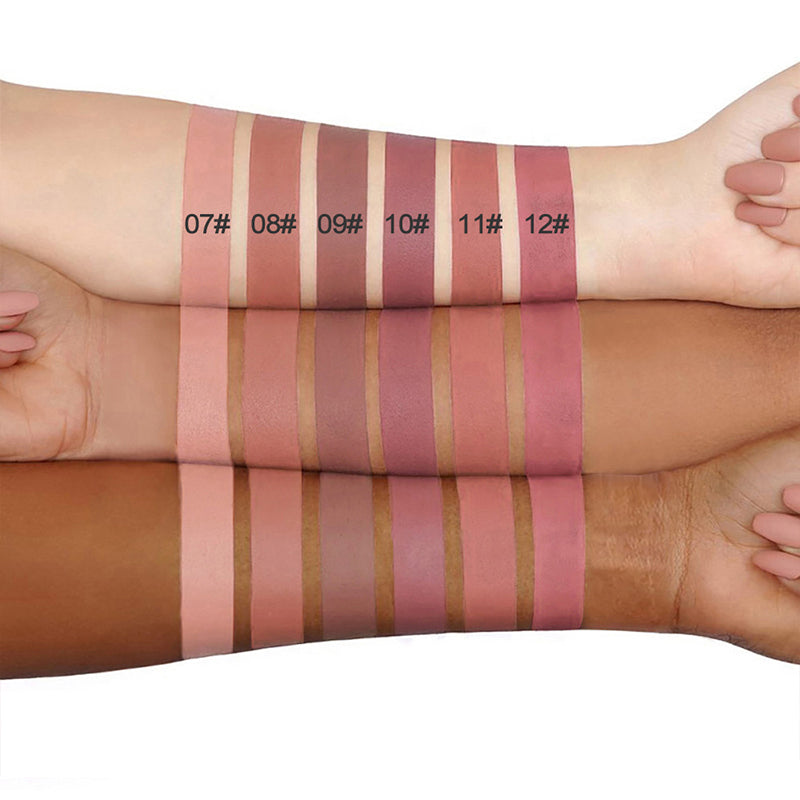 1pc Han Daiyan 12 Color Matte Velvet Liquid Lipstick
