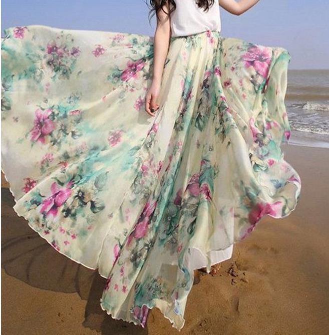 Bohemian Maxi Skirt
