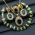 Luxury Wedding Zircon Jewelry Set