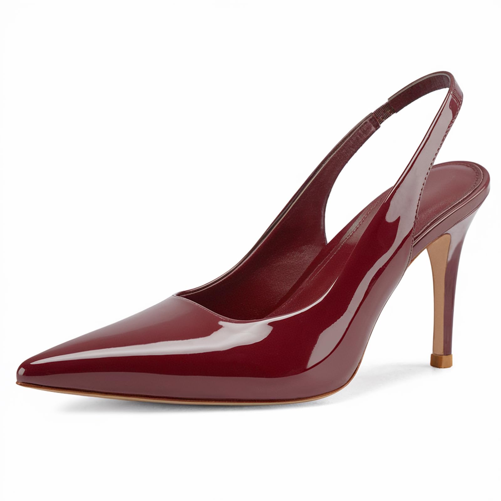 The Crimson Gloss Pointed Stiletto