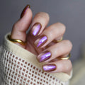 Aurora Lilac Chrome Gradient Medium Almond Press-On Nail Set