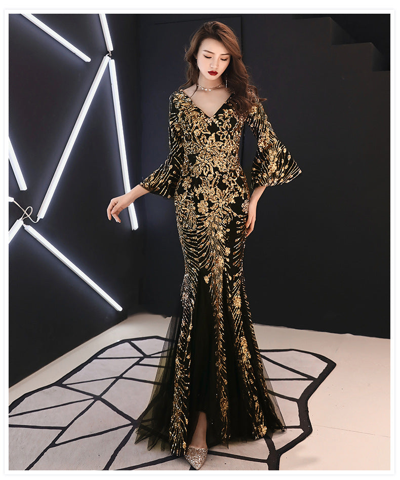 Elegant Mermaid Evening Gown