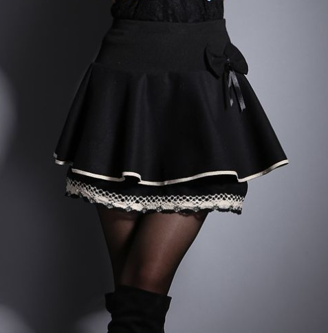 Flirty Flounce Lace Skirt