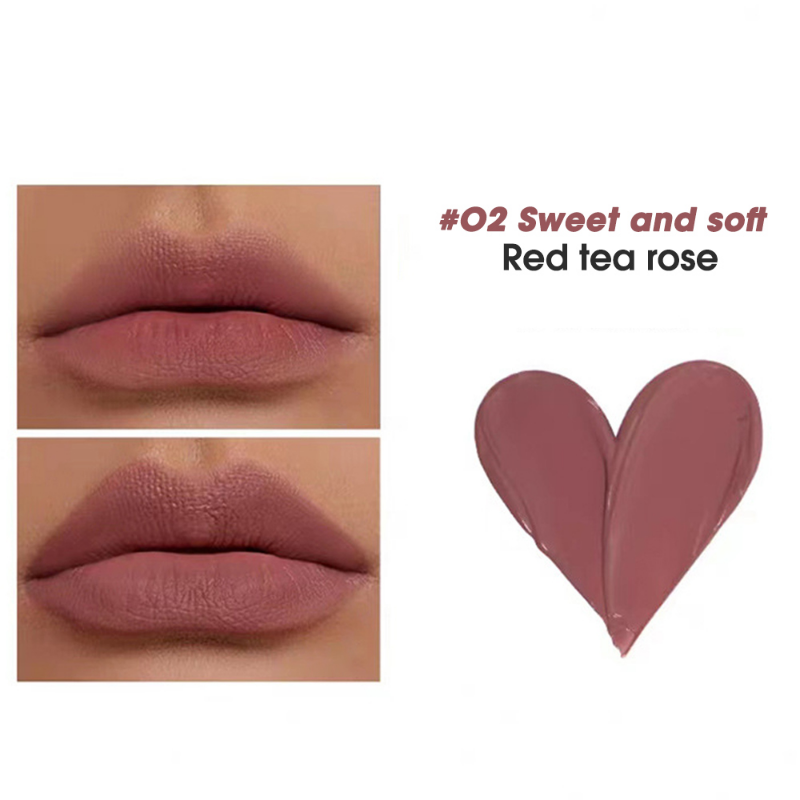 MYHO Velvet Matte Heart Lip Gloss