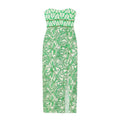 Floral Dress with High Slit