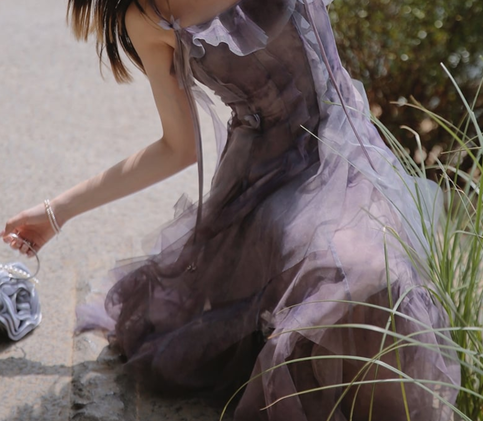 Chic Summer French Strap Dress