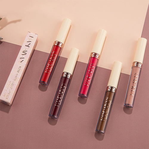 1pc Han Daiyan 12 Color Matte Velvet Liquid Lipstick