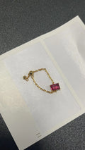Adjustable Finger Chain Ring