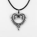 Heart Horsehead Pendant Necklace