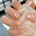 Lemon Slice French Press-On Nails