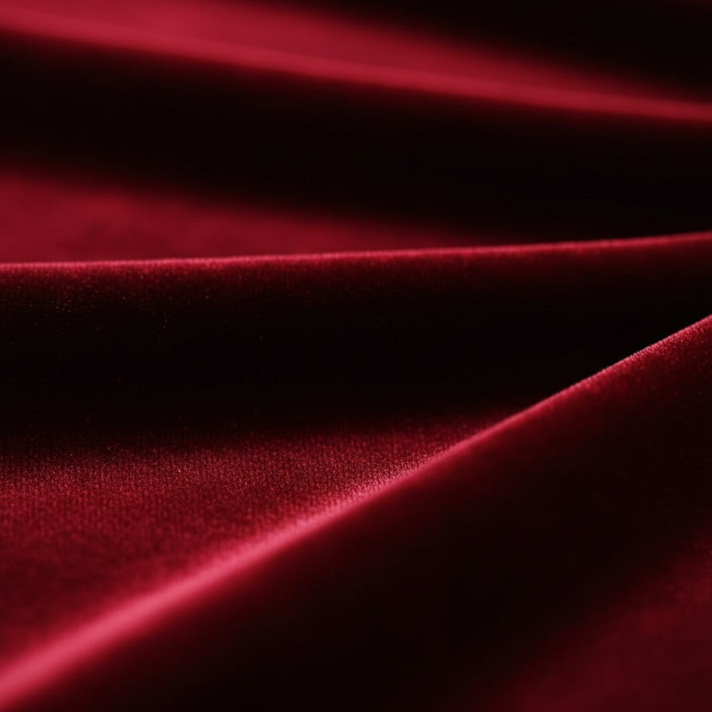 Wine Red Off-Shoulder Velvet Sequins Fishtail Dress
