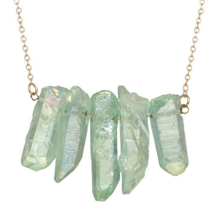 Creative Irregular Multi-Color Crystal Necklace