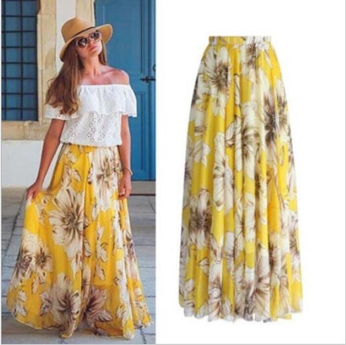 Bohemian Maxi Skirt