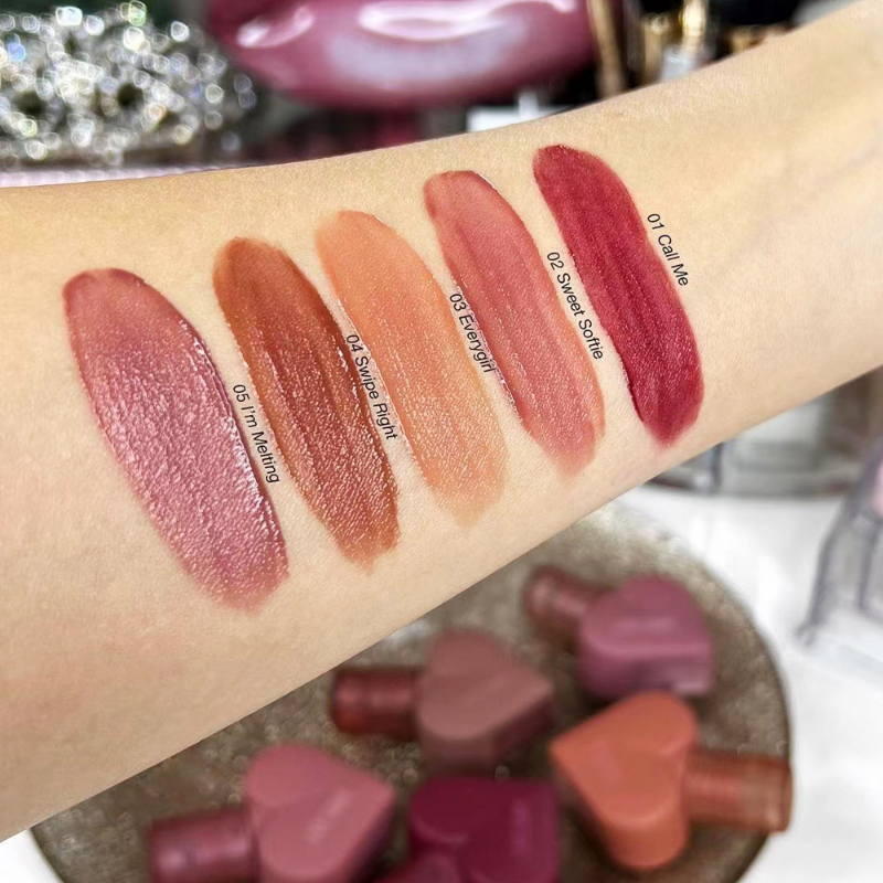 MYHO Velvet Matte Heart Lip Gloss