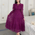 Lace Long Sleeved Dress