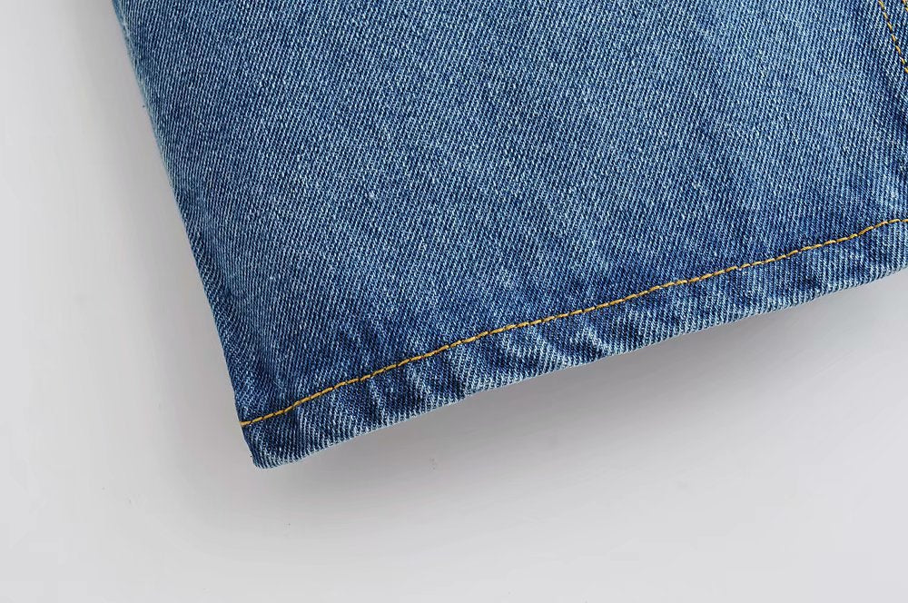Chic Split Denim Midi Skirt