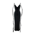 Ludo Dress V-Neck Backless Mermaid Gown